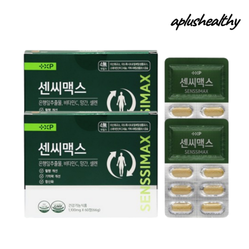 은행잎추출물영양제 셀레늄 항산화 혈행개선, 1세트, 120회분