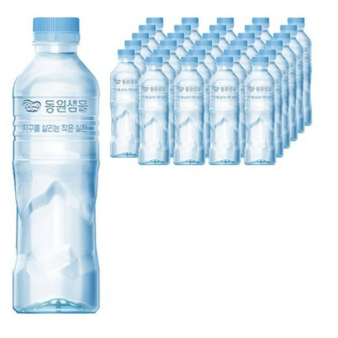 동원에프앤비 동원샘물 무라벨 500ml 무라벨 생수, 40개