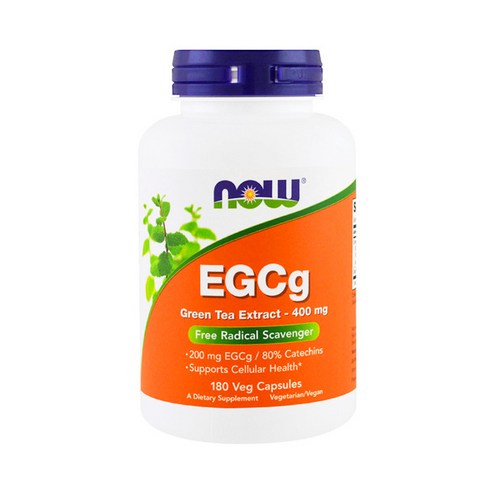 나우푸드 EGCg 녹차 추출물 400mg 베지 캡슐