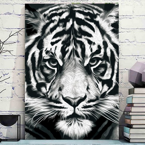 당신의 손끝에서 용맹한 호랑이가 깨어난다: 마츠리센 DIY 유화 그림