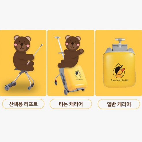 여행의 새로운 패러다임, 타고 다니는 의자형 캐리어