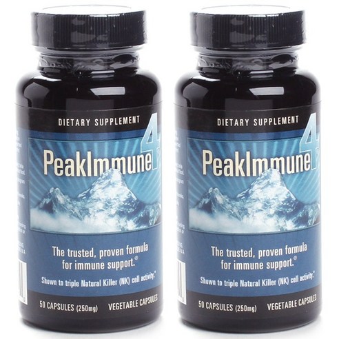 다이와헬스디벨롭먼트 피크이뮨4 250mg 베지터블 캡슐, 50개입, 2개