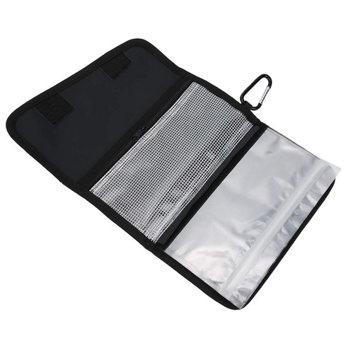 Xzante 낚시 미끼 가방 방수 휴대용 마무리 보관 상자 소프트 태클, 하나, 검정