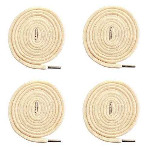 (4개세트) 140cm 원형 후드끈 바지끈 후드티 끈 츄리닝 허리끈 철팁 스트링 35색상, 생지(광목), 4개