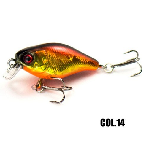 38MM 4.4G 크랭크 미끼 하드 플라스틱 낚시 미끼 COUNTBASS WOBBLER 민물 CRAPPIE BAITS, Col 15