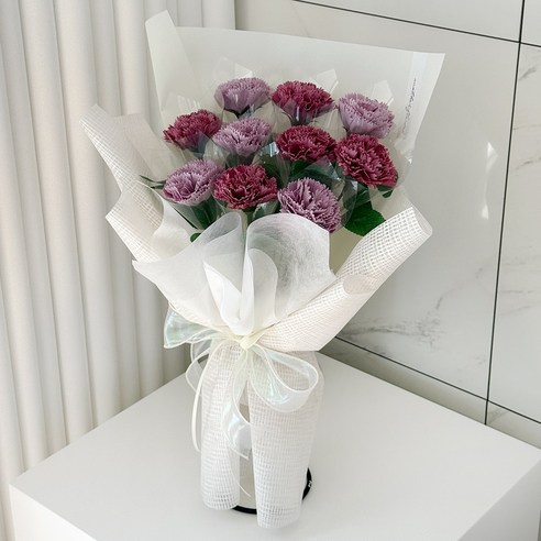 어나더플레르 카네이션 용돈 꽃다발, 라일락, 1개