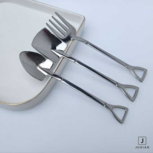 특별한 식탁을 완성하는 쥬시안 삽모양 디저트 스푼 포크 티스푼