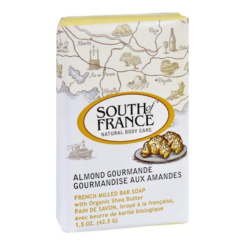 사우스오브프랑스 프렌치 밀드 바 솝, 42.5g, Almond Gourmande