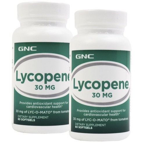 GNC 리코펜 30mg 소프트젤, 60개입, 2개