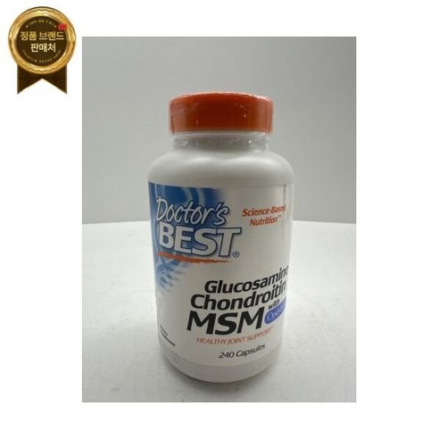 Doctor's Best 닥터스 베스트 - 글루코사민 콘드로이틴 MSM with OptiMSM 240 베지캡