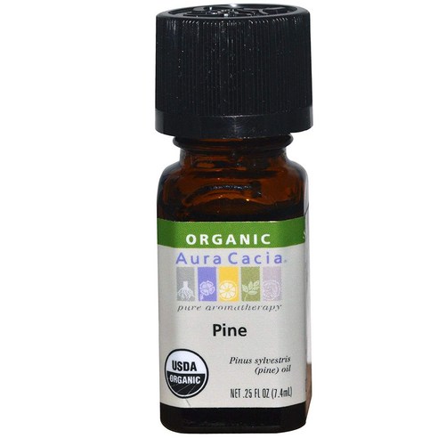 아우라카시아 퓨어 아로마테라피 오일, 7.4ml, Pine, 1개