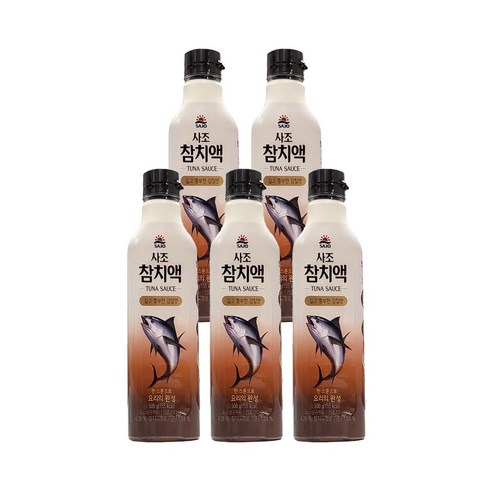 <올따옴> 사조해표 참치액 500ml 5입, 500g, 5개