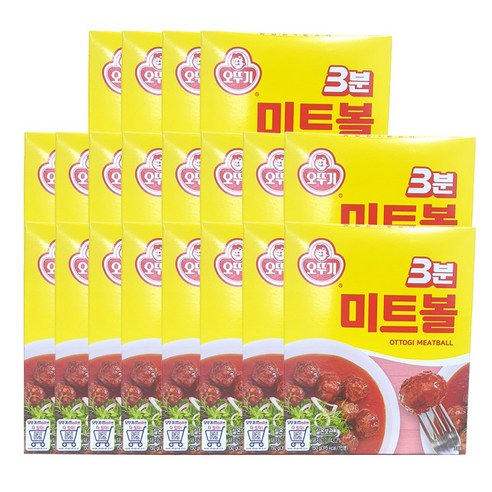 <올따옴> 오뚜기 3분 미트볼 150g x 20입, 20개
