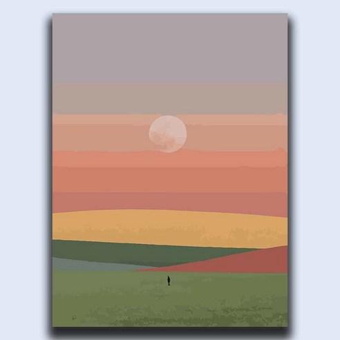 [아트제이] DIY 명화그리기 그림그리기 유화그리기 페인팅 40 x 50, D09, 1개