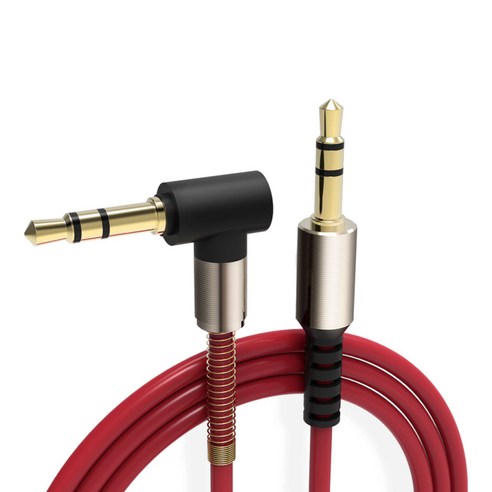 3.5mm AUX AUXILIARY CORD Male To Male Stereo Audio Cable For PC MP3, 레드, {"사이즈":"설명"}, {"수건소재":"설명"}