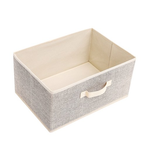 부직포 수납함 서랍식 천 수납함, 베이지 40*28*20 (23L)