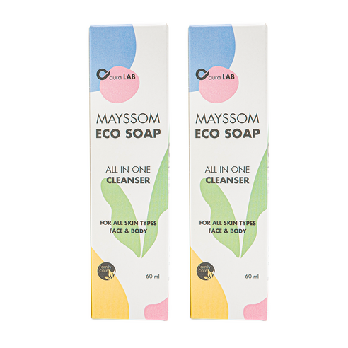 MAYSSOM 메이썸 에코솝 클렌징폼, 60ml, 2개