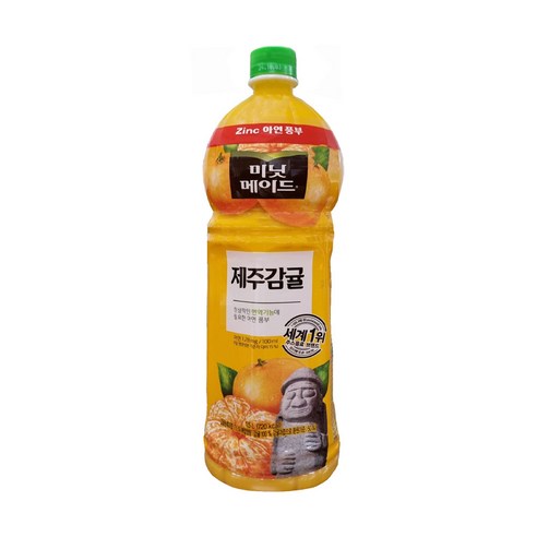 미닛메이드 프리미엄 제주감귤 페트, 1.5L, 12개