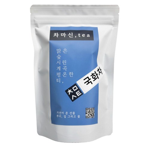 차마신티 국화차 삼각티백 은은한 꽃차, 0.5g, 1개, 50개입