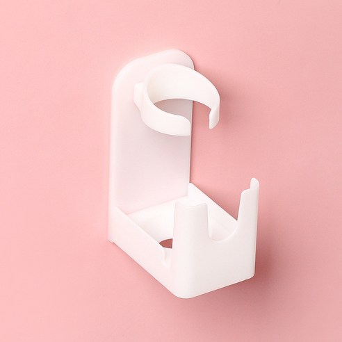 전동 칫솔틀 펀치 면제 벽걸이식 칫솔 브래킷 받침대 흡벽식 욕실 선반 화장실 수납대, 백색
