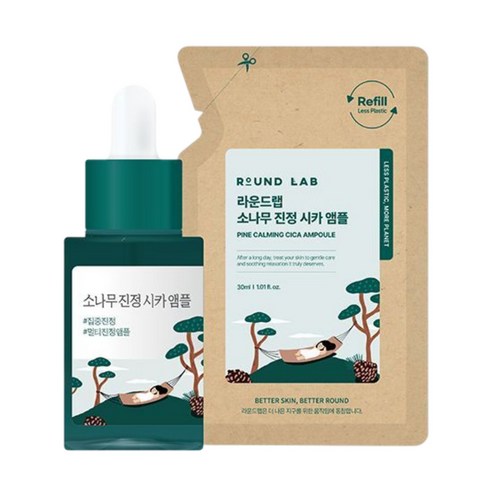 라운드랩 소나무 진정 시카 앰플 60ml – 1개