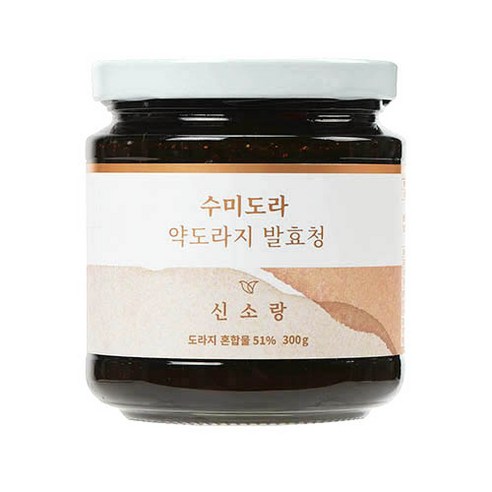 수미도라 약도라지청 무설탕 국산 100%, 300g, 8개, 1개입