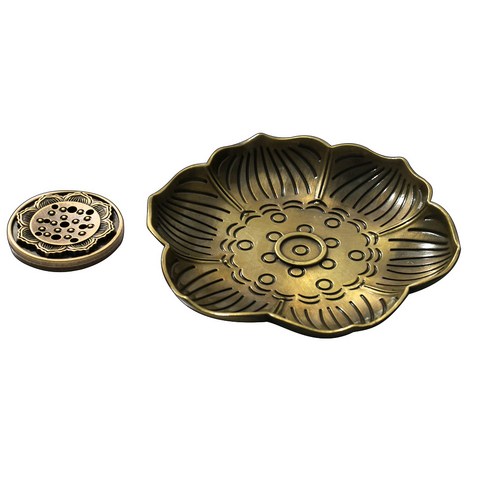 우아함과 평온함을 공간에 더하는 연잎 향꽂이 받침대