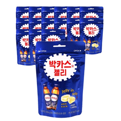 동아제약 박카스맛 츄잉젤리 50g x 16봉지, 1세트