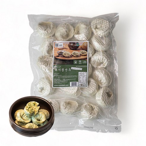 맛있는 만족의 열쇠를 푸시는 국내산 만두