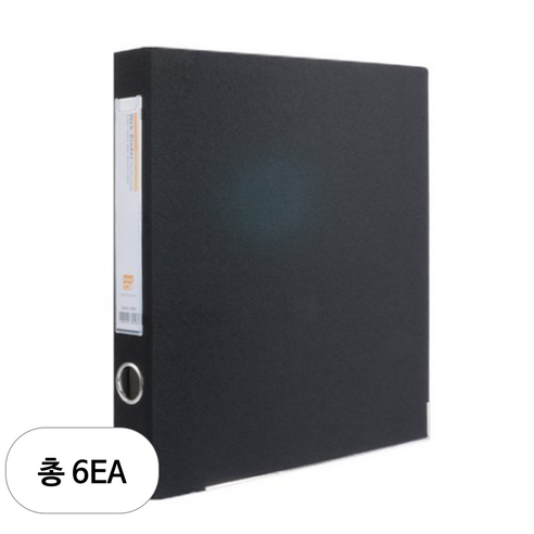 알파 웹D링 바인더 A4 3공 3cm AB948-7, 흑색, 6개