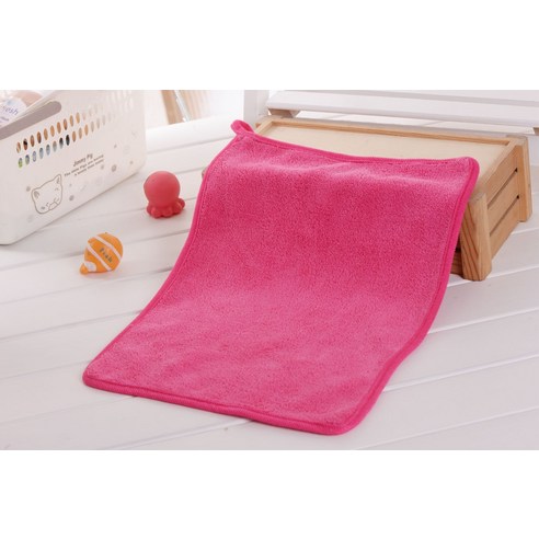 ZZJJC 코랄벨벳 두툼한 물수건 닦기 타월 600g 홈케어 호텔 주방청결 타월, 중분, 30*40