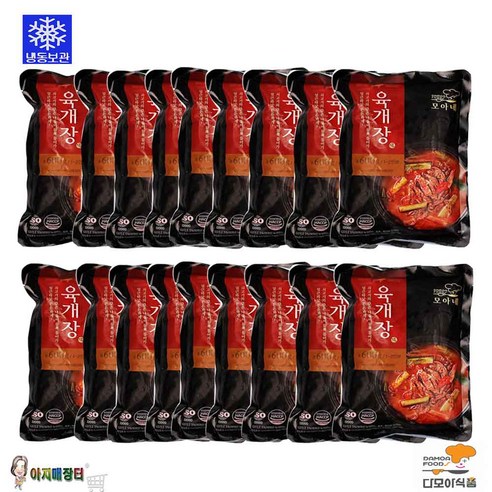 즉석탕 다모아푸드 모아네 육개장600gx3개 1세트