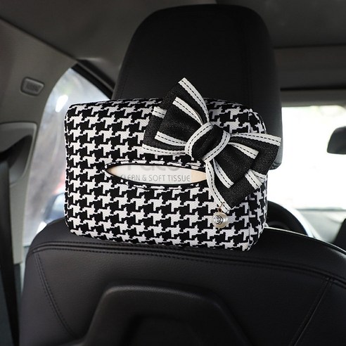 자동차 냅킨 카톤 박힌 활 자동차 종이 상자, 일본 활 [houndstooth]