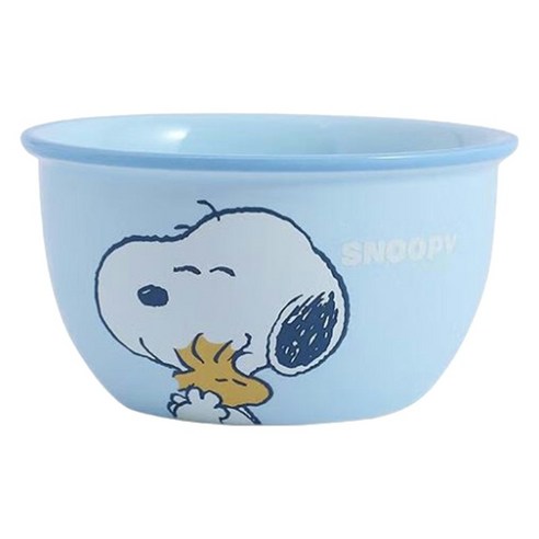 쑤시 스누피 밥공기 11.7cm, 라이트 블루, 1개
