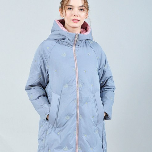 Cao Ying Rashabel 겨울 새로운 다운 자켓 여성 중반 느슨한 겨울 코트