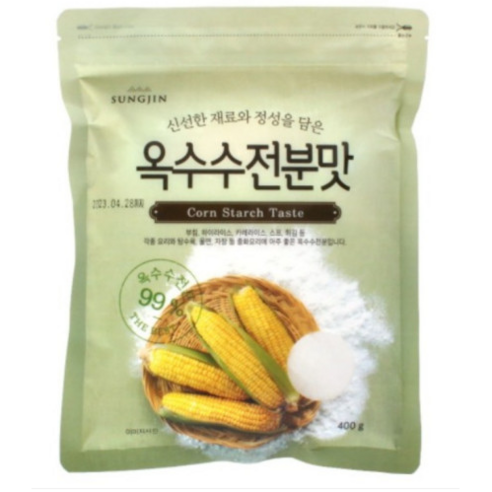 성진 옥수수 전분맛, 400g, 57개