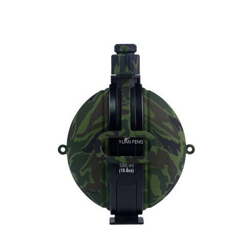 MEIISEO대용량 스포츠 물통 다기능 물병 휴대용 스포츠 물통 대용량 보온병, Camo Green