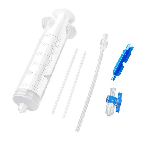 산악 자전거 튜브리스 타이어 실란트 주사기 2oz 자전거 타이어 주입 세트, C, 플라스틱