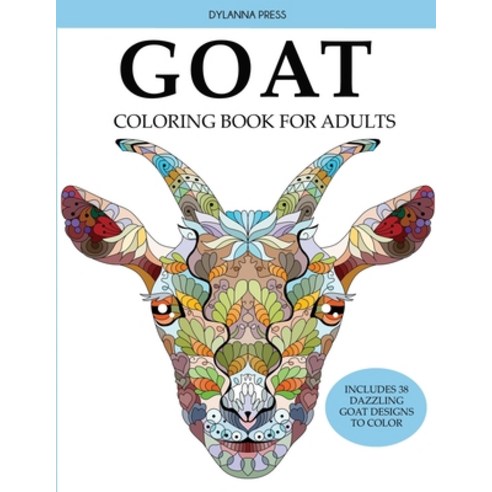 Goat Coloring Book for Adults Paperback, Dylanna Publishing, Inc.