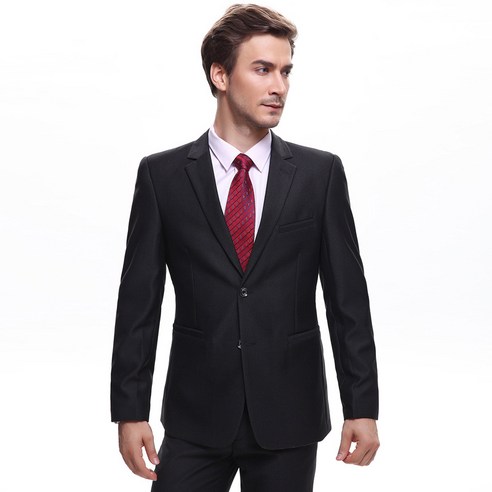 대리 모집 추동 남성 양복 세트 한판 슬림핏 양복 비즈니스 양복 직업복
