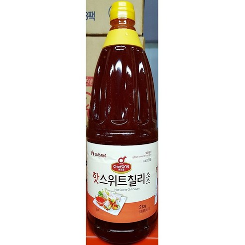 쉐프원 핫스위트칠리소스 2.1kg 가정 식당 업소 식자재 식재료, 6개