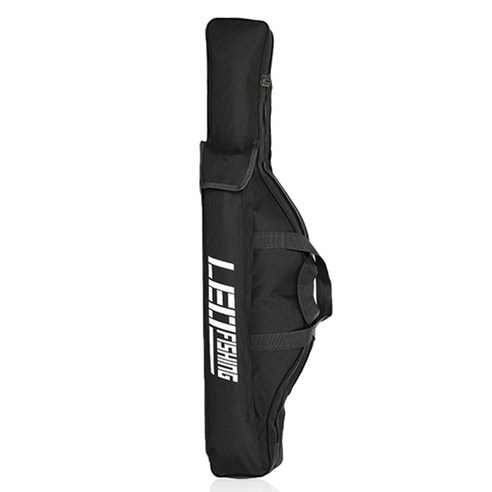 Xzante LEO 100cm 낚시 가방 휴대용 접는 낚싯대 캐리어 캔버스 도구 보관 케이스 장비 태클 c, 검은 색