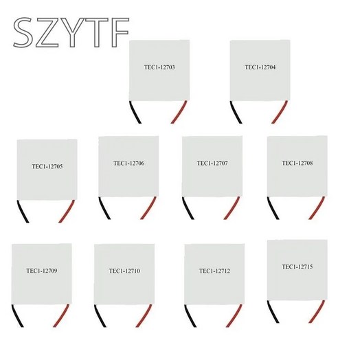 펠티어 소자 펠티에 냉각 반도체 모듈 열전 40x40mm 12V, 7.TEC112709 펠티어 소자 펠티에 냉각 반도체 모듈 열전 40x40mm 12V, 7.TEC112709