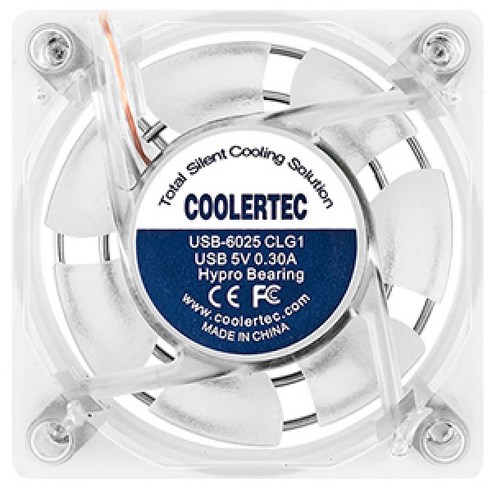 [쿨러텍] USB-6025-CLG1 [시스템쿨러/60mm], 단품