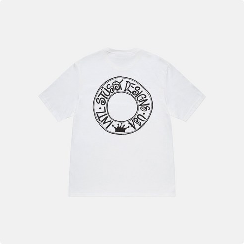 [국내매장정품] 스투시 STUSSY 부아나 반팔 티셔츠 Buana T-Shirt 화이트 White