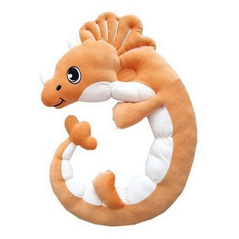 아꼬모베베 유아용 애착필로우, 52 x 63 x 7 cm, 공룡 오렌지