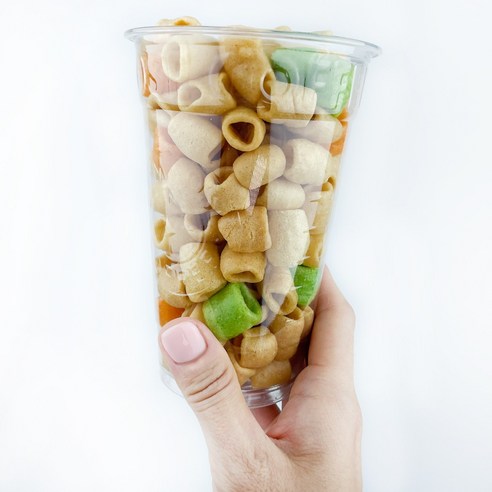 건강하고 맛있는 마카로니 뻥튀기