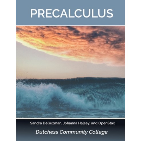 Precalculus Paperback, State University of New York Oer Services