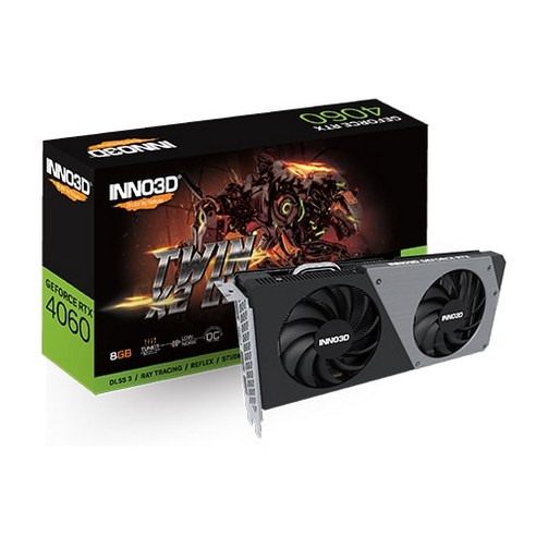 INNO3D 지포스 RTX 4060 OC D6 8GB TWIN X2 
그래픽카드/메인보드