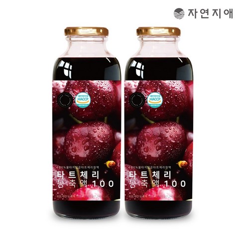 [고급유리잔 증정] 자연지애 타트체리 농축액100 고농축 진액 2병 리뷰후기